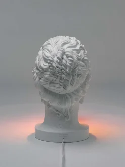 Jarrón de vidrio de diseño Snakes, 30 cm