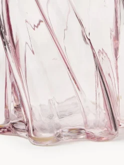Jarrón de vidrio Marshmallow, 25 cm