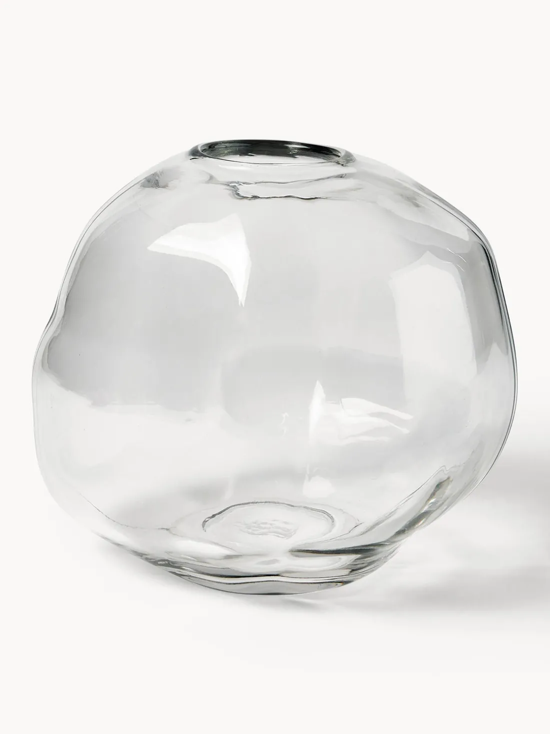 Jarrón de vidrio Pebble, Ø 28 cm