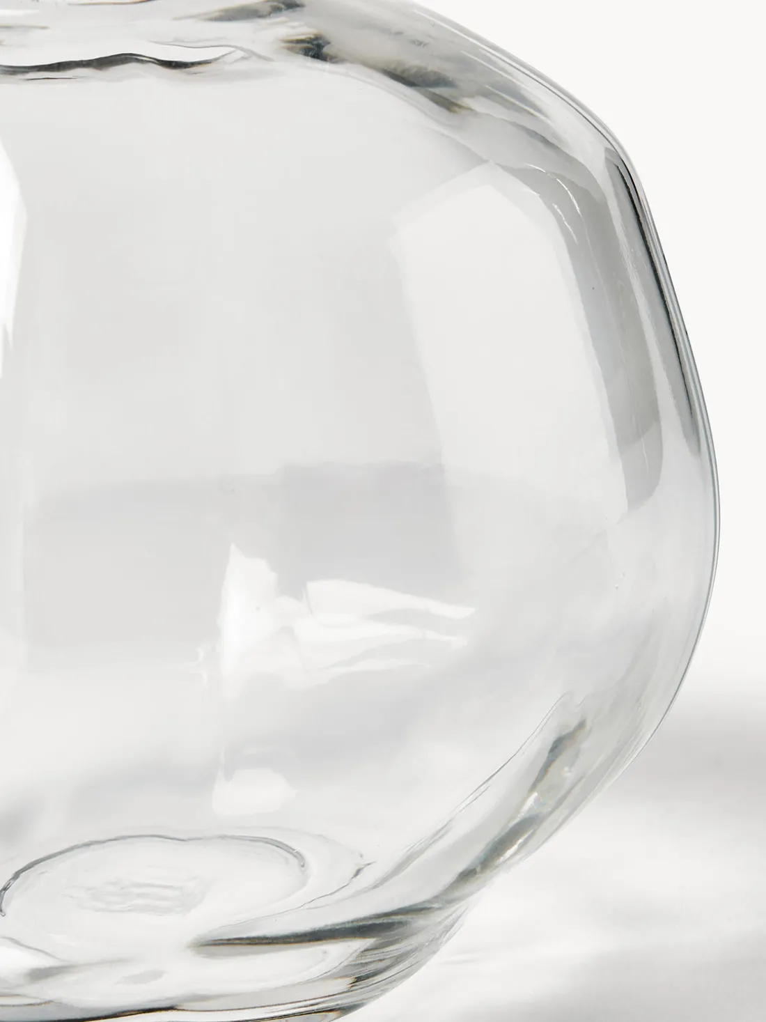 Jarrón de vidrio Pebble, Ø 28 cm