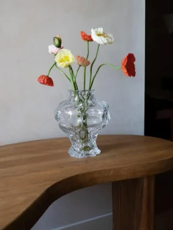 Jarrón de vidrio soplado Ammonit, 30 cm