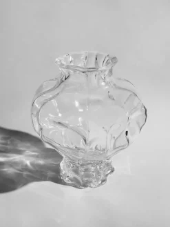 Jarrón de vidrio soplado Ammonit, 30 cm