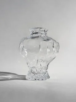 Jarrón de vidrio soplado Ammonit, 30 cm