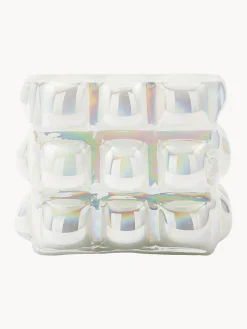 Jarrón de vidrio soplado Bubble, 18 cm