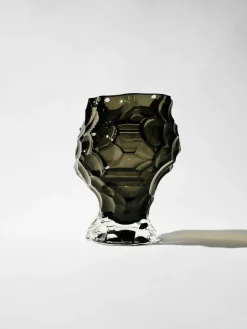 Jarrón de vidrio soplado Canyon, 18 cm