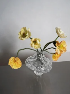 Jarrón de vidrio soplado Canyon, 23 cm