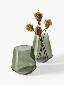 Jarrón de vidrio soplado Joyce, 21 cm