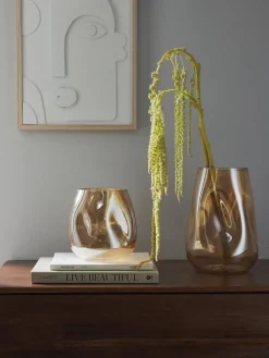 Jarrón de vidrio soplado Luster, 26 cm