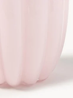 Jarrón de vidrio soplado Melon, 38 cm