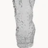 Jarrón de vidrio soplado Ostrea Rock, 30 cm