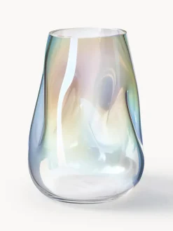 Jarrón de vidrio soplado Rainbow, 26 cm