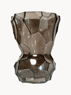 Jarrón de vidrio soplado Reflection, 30 cm