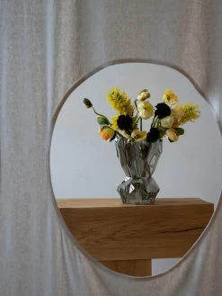 Jarrón de vidrio soplado Reflection, 30 cm