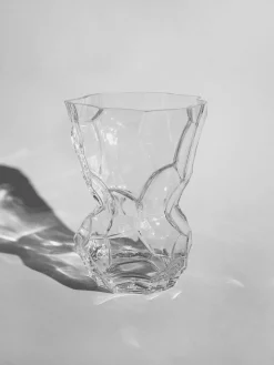 Jarrón de vidrio soplado Reflection, 30 cm