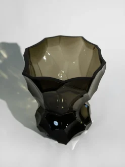 Jarrón de vidrio soplado Reflection, 30 cm