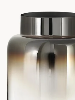 Jarrón de vidrio soplado Uma, 20 cm