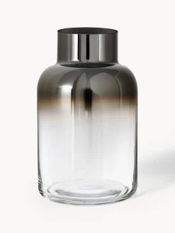 Jarrón de vidrio soplado Uma, 27 cm