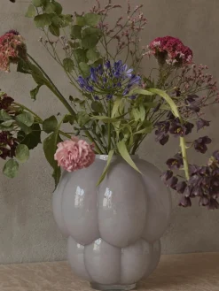 Jarrón de vidrio soplado Uva, 28 cm