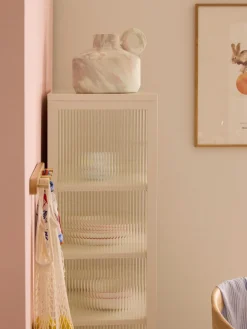 Jarrón en look mármol Kiko, 27 cm