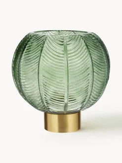 Jarrón esfera de vidrio Mickey, 21 cm