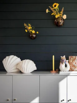 Jarrón grande de diseño Shell, Al 21 cm