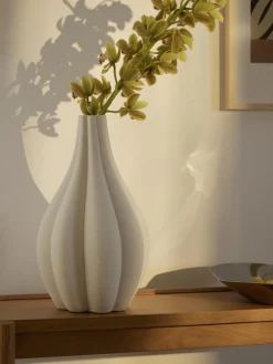 Jarrón grande de porcelana en 3D Melody, 40 cm