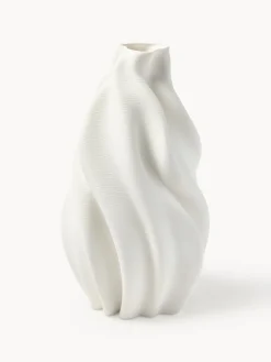 Jarrón grande de porcelana impresa en 3D Melody, 40 cm