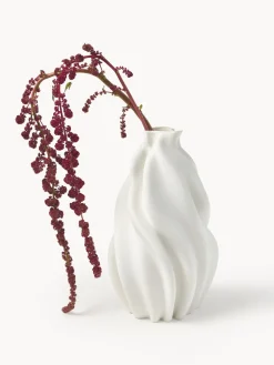 Jarrón grande de porcelana impresa en 3D Melody, 40 cm