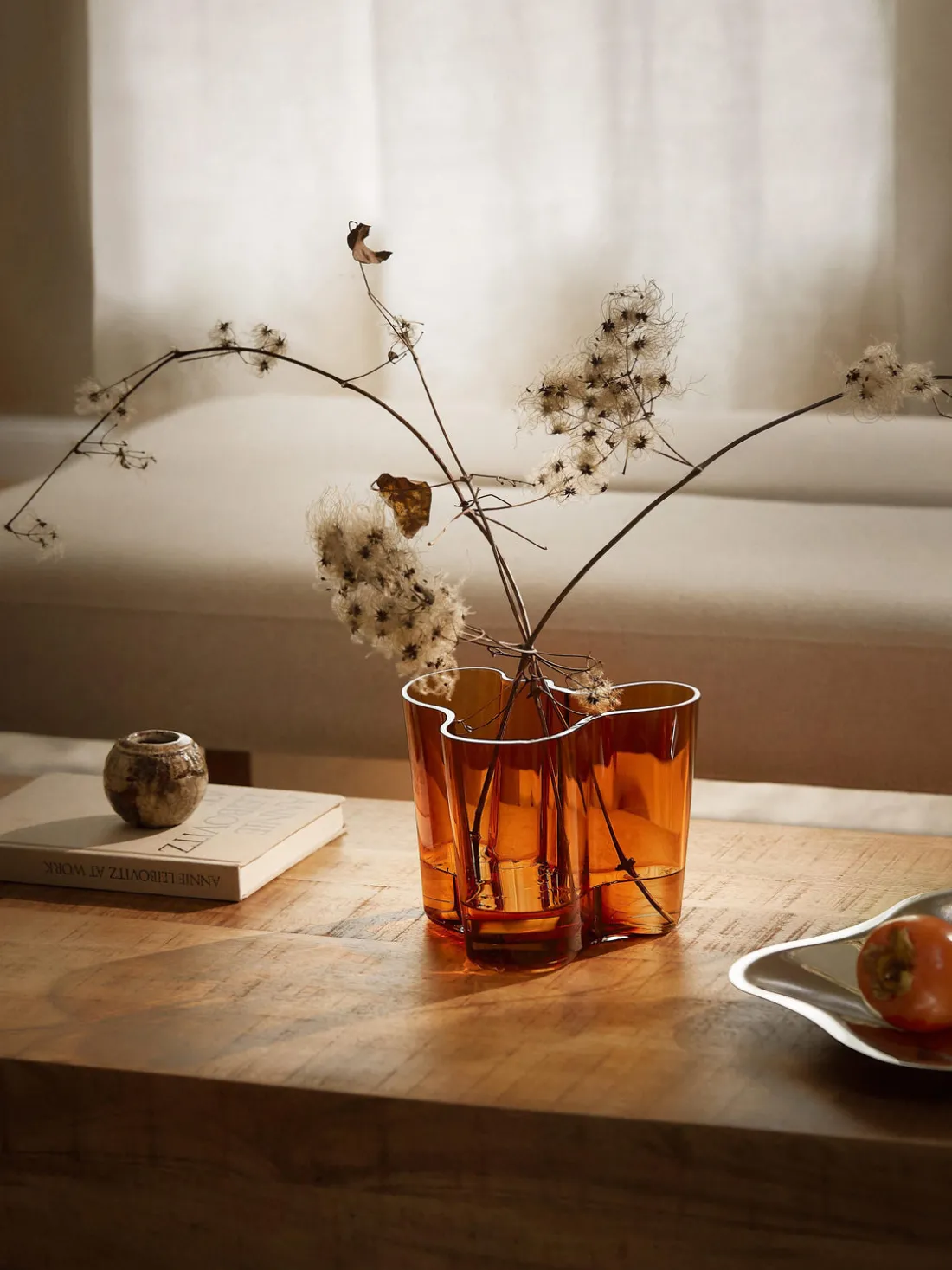 Jarrón soplado artesanalmente Alvar Aalto, 16 cm