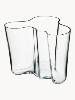 Jarrón soplado artesanalmente Alvar Aalto, 16 cm