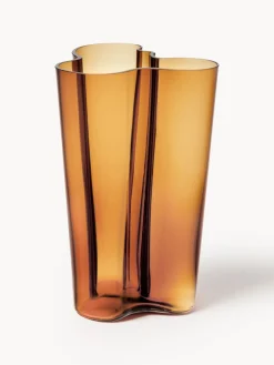 Jarrón soplado artesanalmente Alvar Aalto, 25 cm