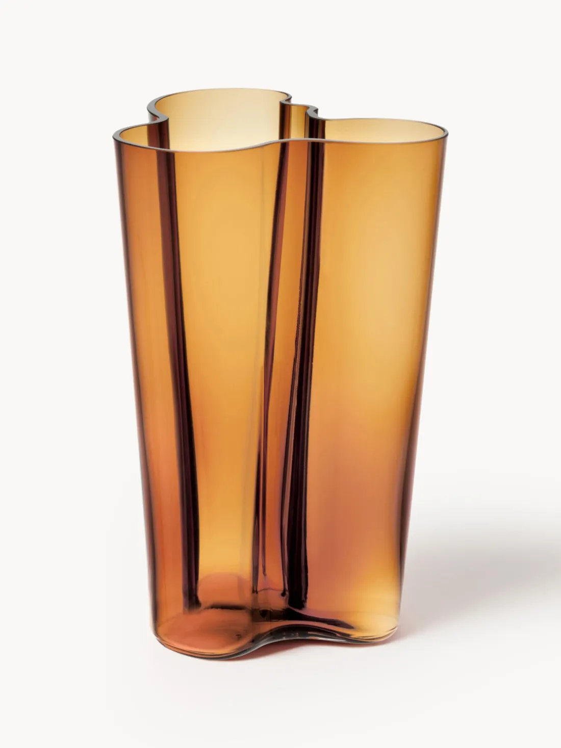 Jarrón soplado artesanalmente Alvar Aalto, 25 cm