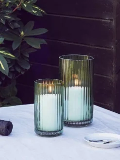 Jarrón soplado artesanalmente Lyngby, 25 cm