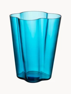 Jarrón soplado artesanalmente Alvar Aalto, 27 cm