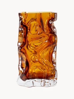 Jarrón soplado Ice, 25 cm