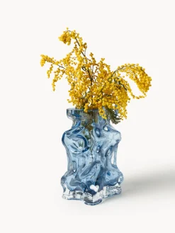 Jarrón soplado Ice, 25 cm