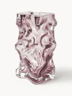 Jarrón soplado Ice, 25 cm