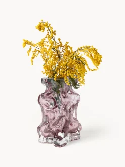 Jarrón soplado Ice, 25 cm