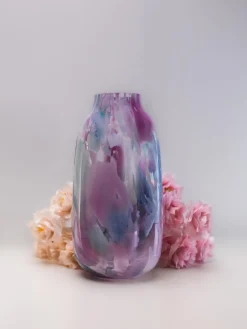 Jarrón soplado Meadows, 26 cm