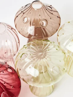 Jarrones de vidrio Mushroom, 5 uds.