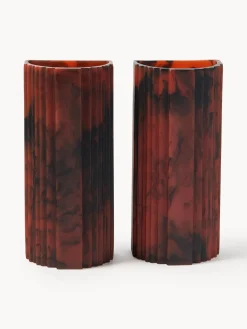 Jarrones Jabu, 2 uds., 25 cm