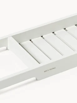 Kit estante de bañera de bambú