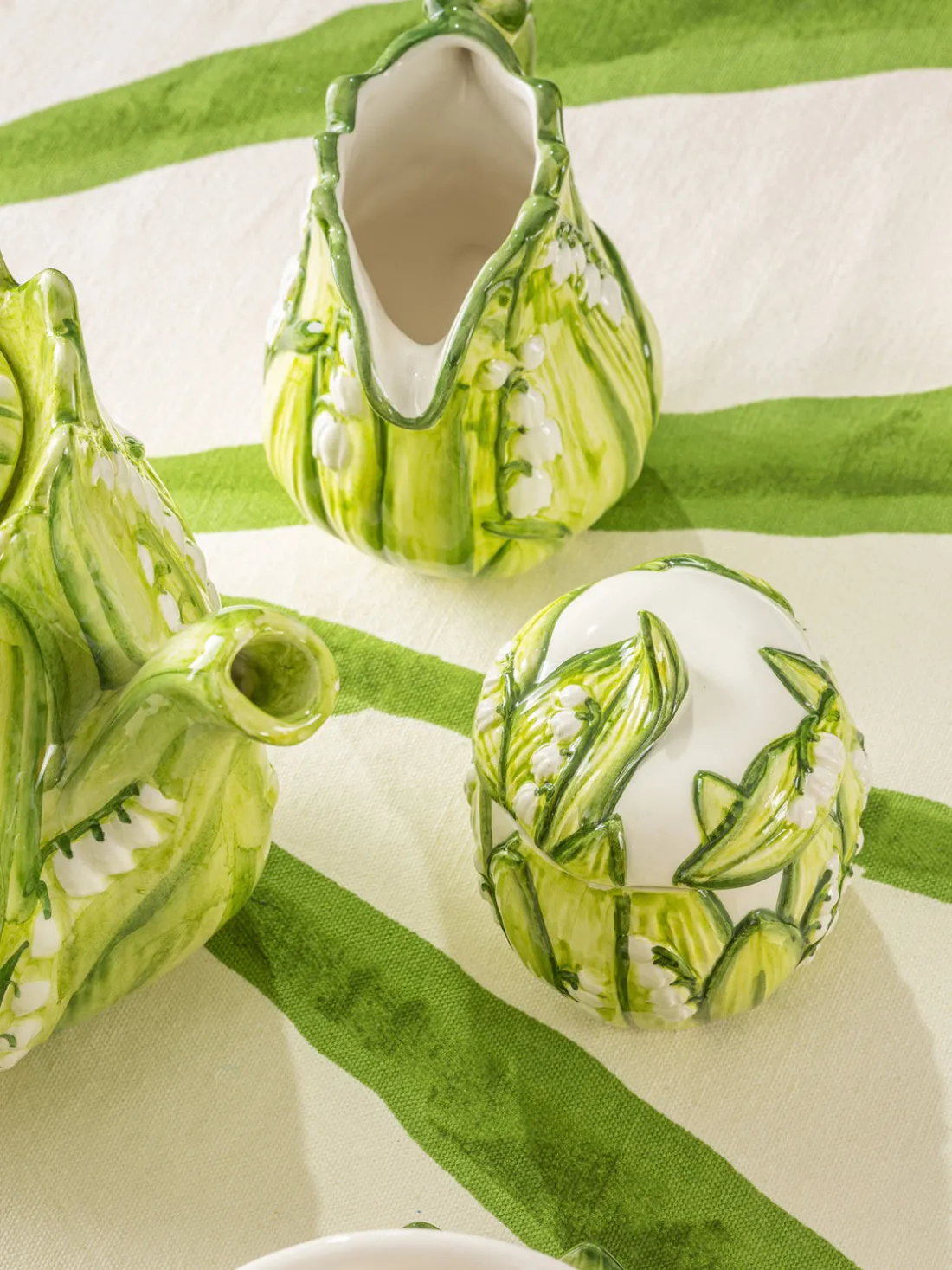 Lechera pintada a mano Lily of the Valley