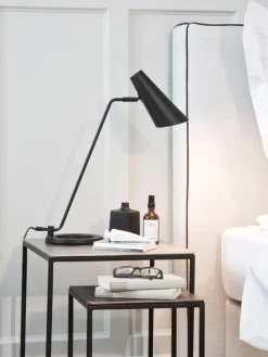 Lámpara de escritorio grande de metal Cal