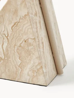 Lámpara de lectura grande de travertino Reyna