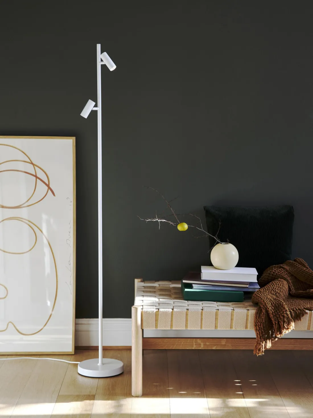 Lámpara de lectura LED regulable Omari