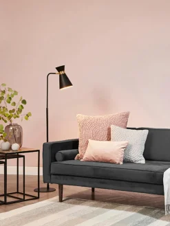 Lámpara de lectura retro de metal Grazia