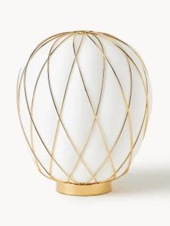 Lámpara de mesa artesanal Pinecone