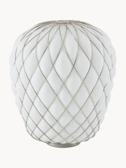 Lámpara de mesa artesanal grande regulable Pinecone