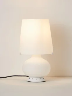 Lámpara de mesa artesanal pequeña regulable Fontana